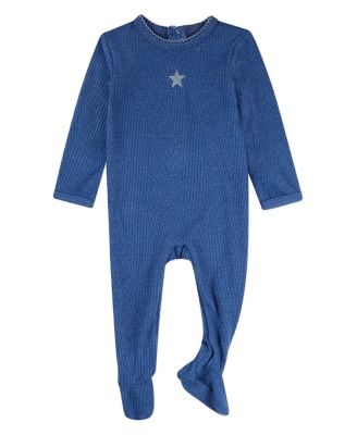 Детский комбинезон MeMoi Baby Girls Star Embroidered Textured Footie