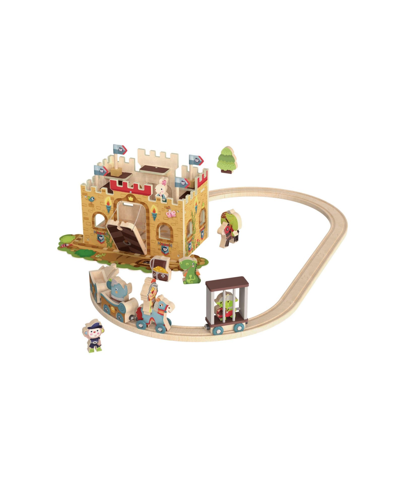 Bababoo And Friends Castle Play World набор из 45 предметов для игр, от 2 лет