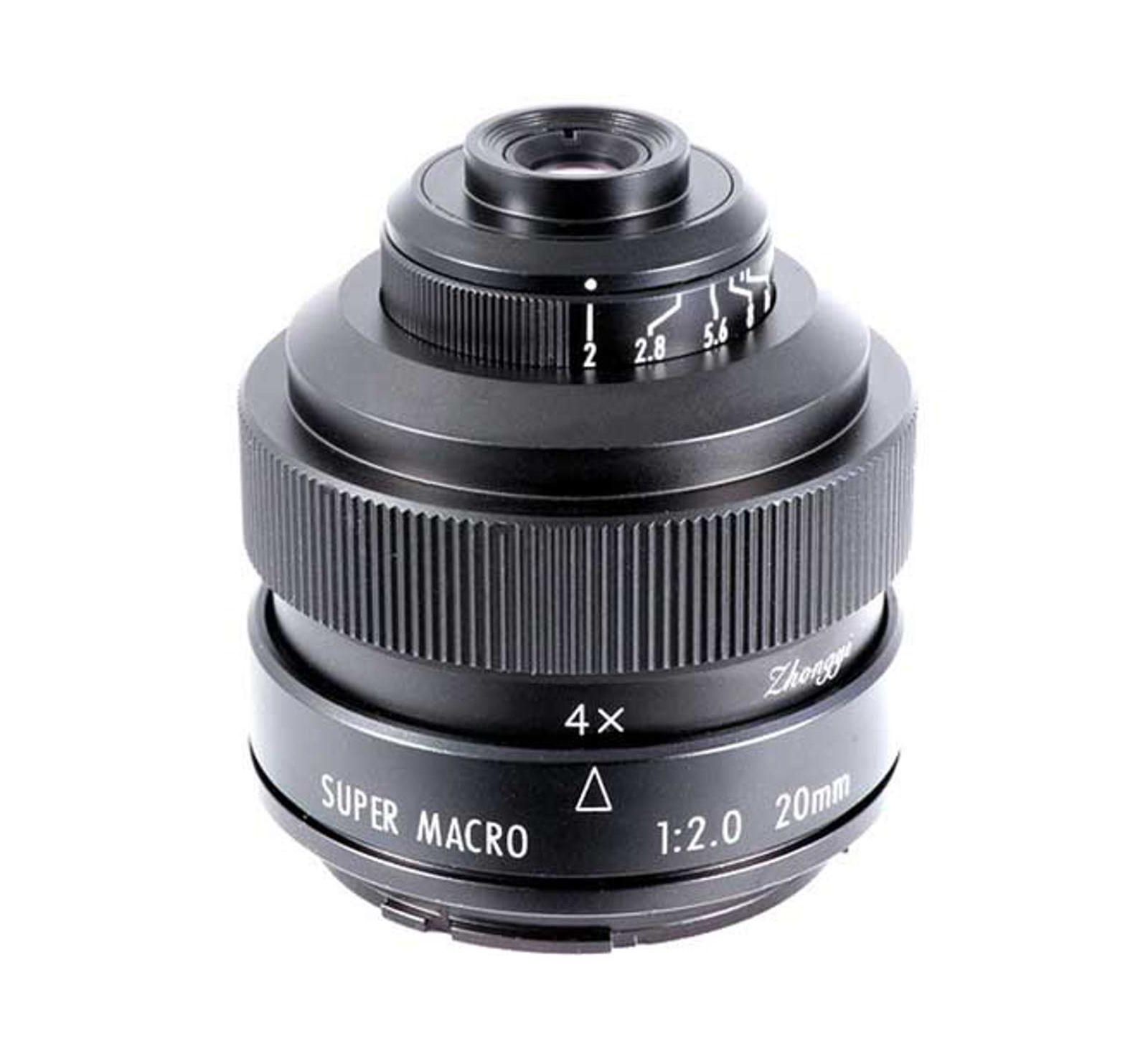 Mitakon Zhongyi макрообъектив 20mm f/2 4.5x Super Macro для зеркальных камер Nikon F