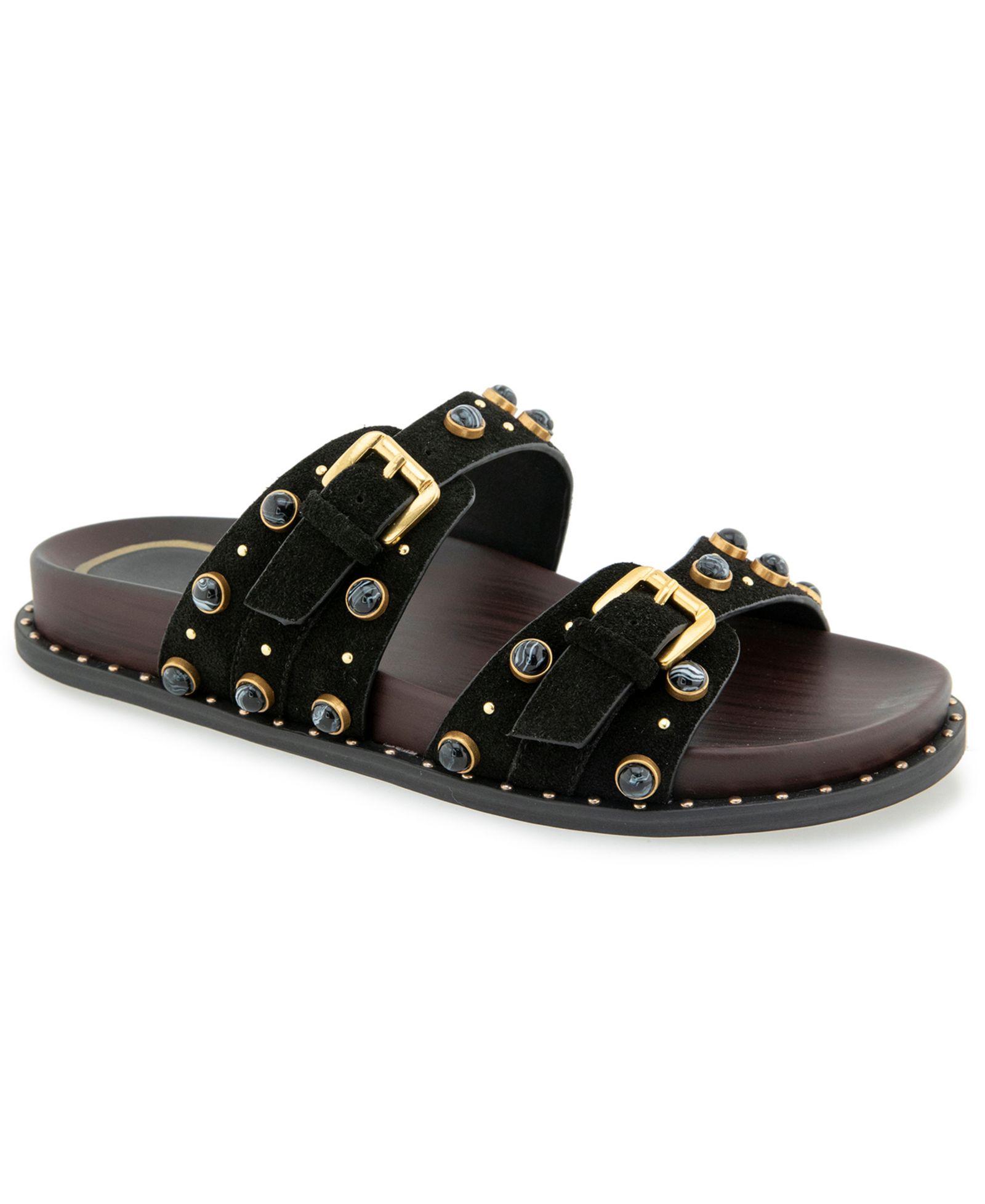 Kenneth Cole New York Women's Deardra Footbed Flat Sandals