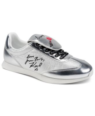 KARL LAGERFELD PARIS Women's Midwood Lace-Up Sneakers