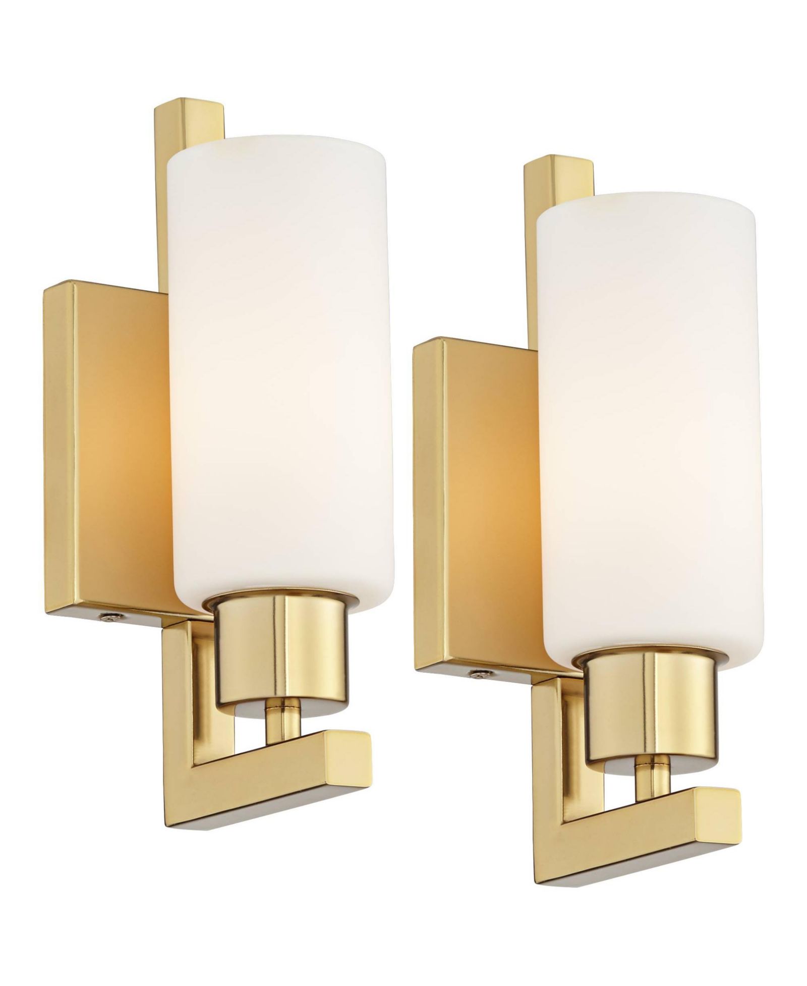 Набор настенных бра Possini Euro Design Irina Satin Brass