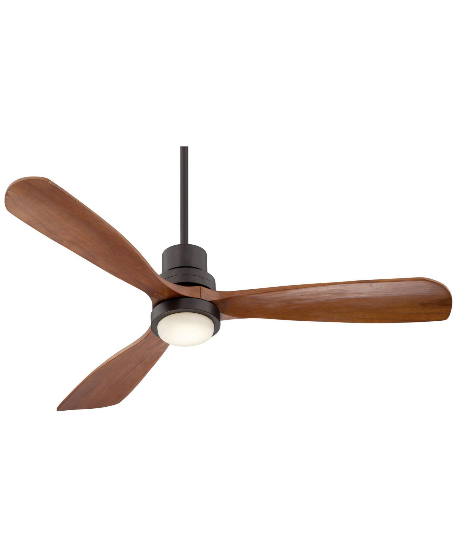 Потолочный вентилятор Casa Vieja 52" Delta с LED и 12" стержнем в цвете Oil-Rubbed Bronze