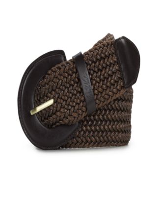 Patricia Nash Lazare Rope and Leather Woven Belt