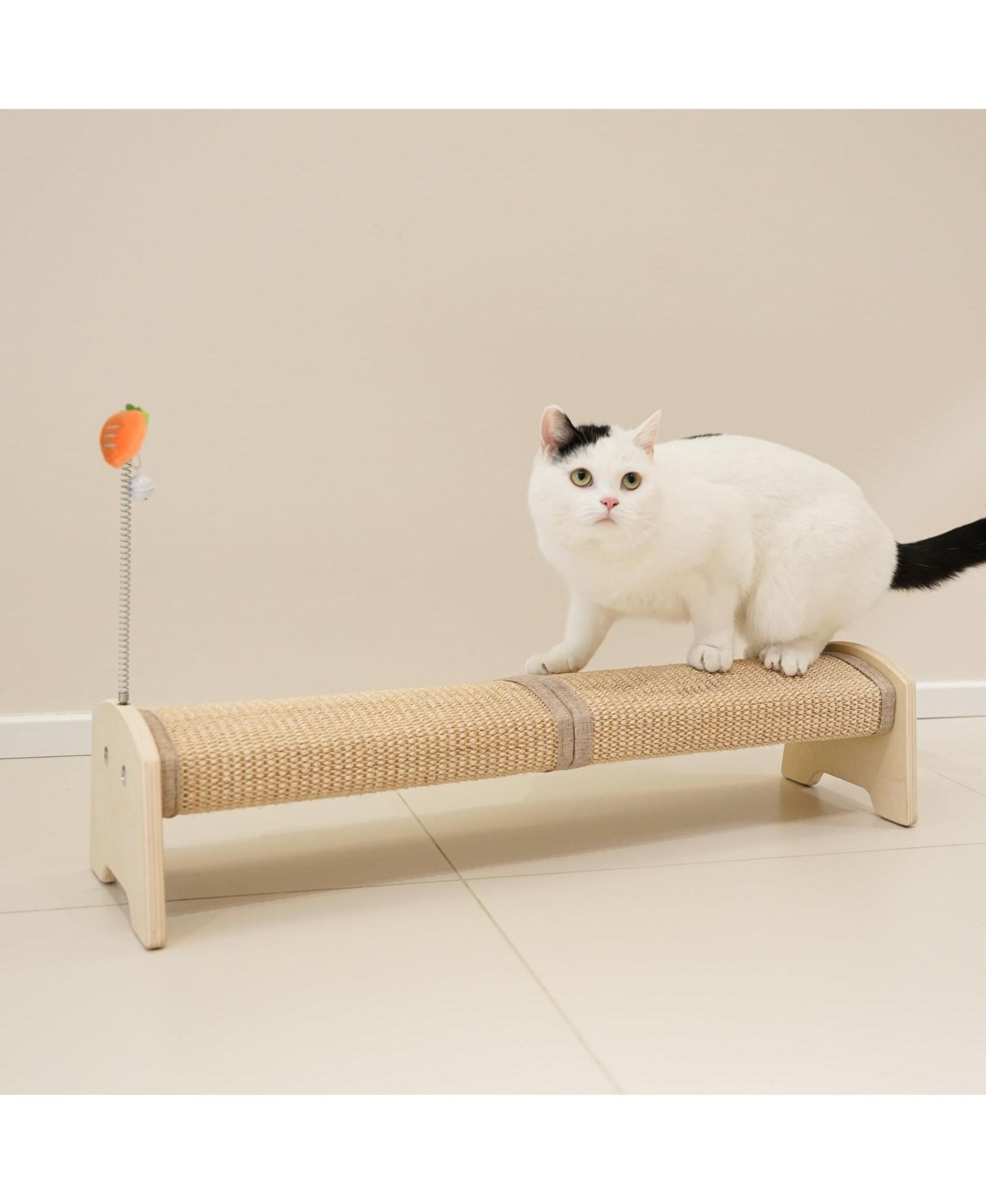 Когтеточка ARONKL Horizontal Sisal Cat Scratch Pad Large с защитой мебели