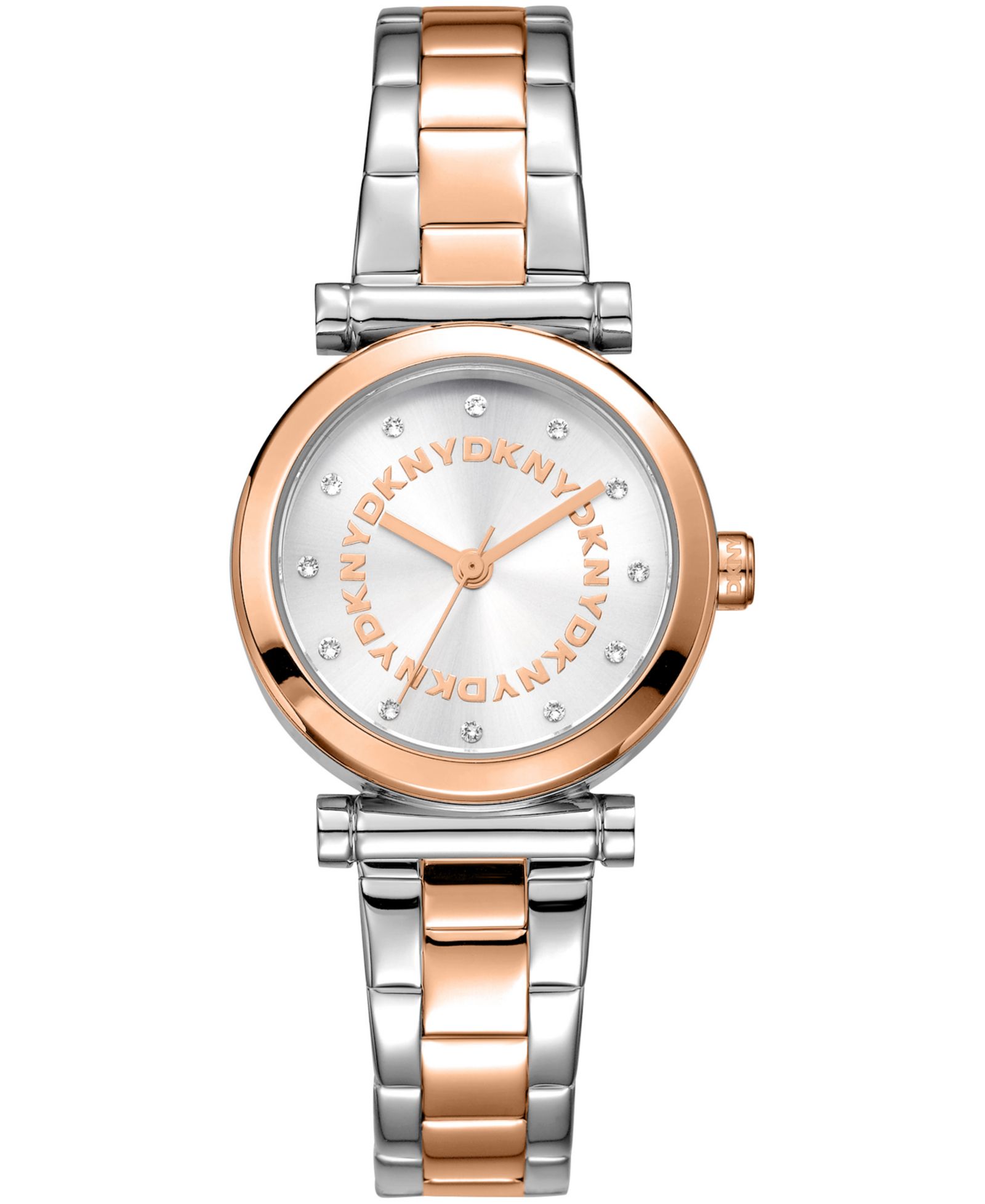 DKNY Женские часы Quartz Two-Tone из нержавеющей стали 28mm