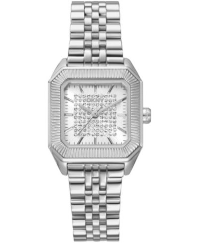 Женские часы DKNY Signature Shape Quartz Stainless Steel Bracelet 27x34mm