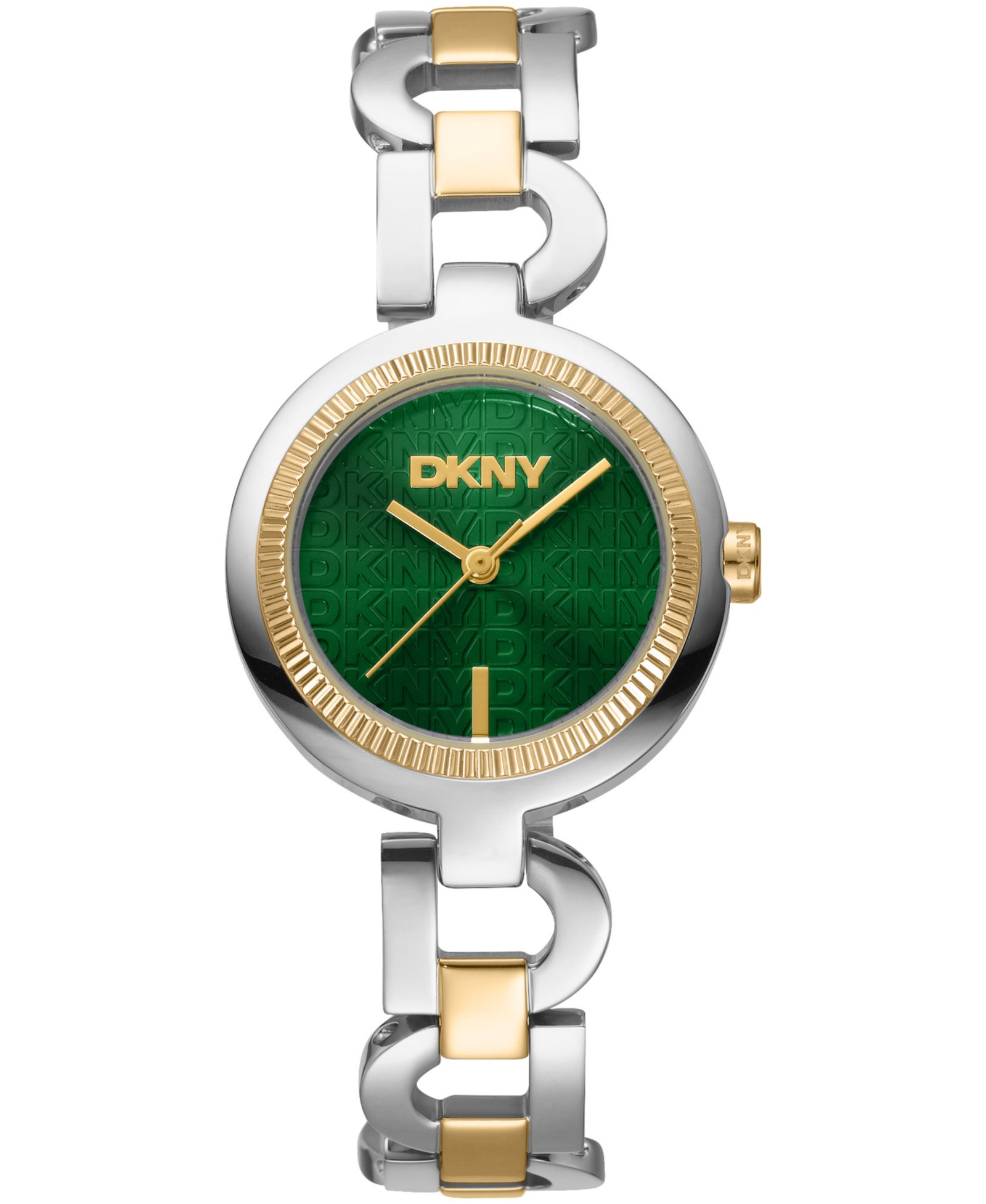 Женские наручные часы DKNY Open Link Quartz из двухцветной нержавеющей стали, 28mm