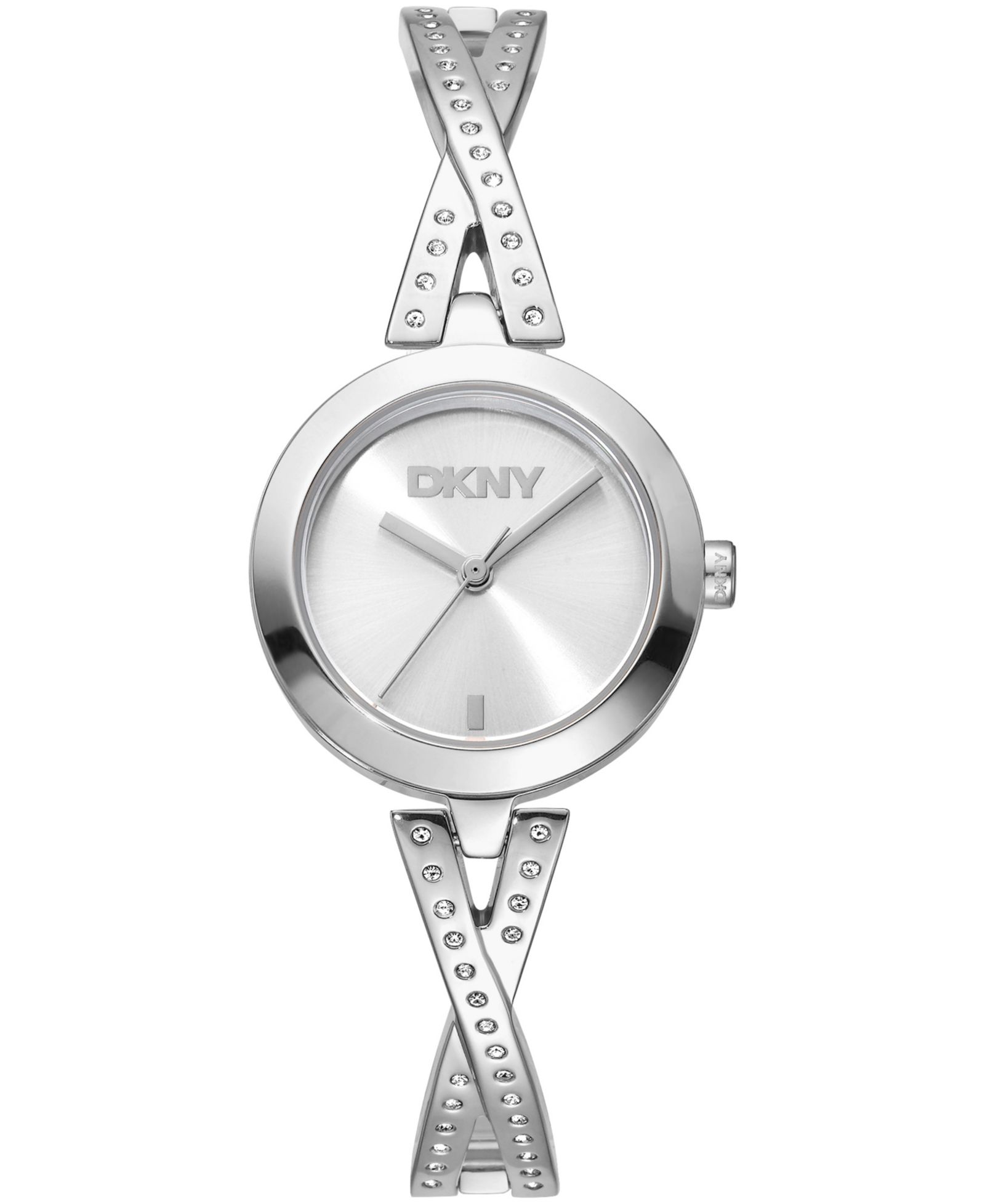 Женские кварцевые часы DKNY Half Bangle из нержавеющей стали 26mm