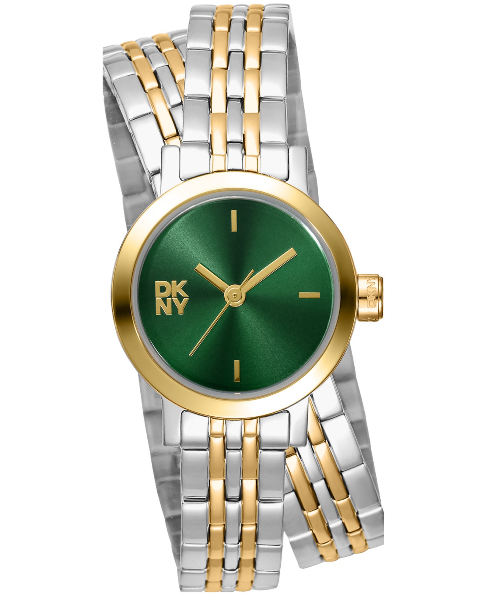 Женские наручные часы DKNY Mini Quartz Two-Tone Stainless Steel 23mm