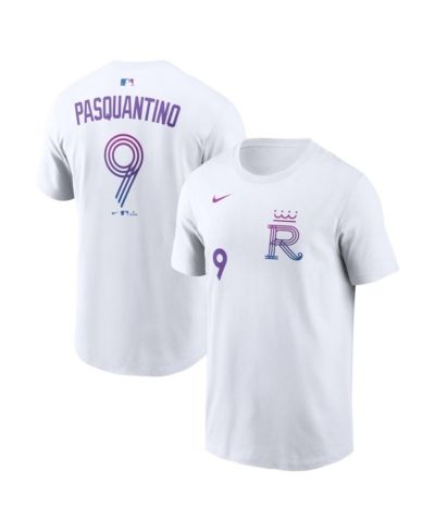 Nike Men's Vinnie Pasquantino White Kansas City Royals 2026 City Connect Name & Number T-Shirt