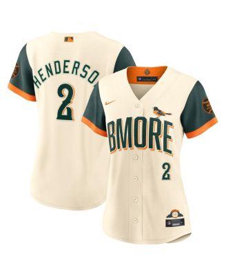 Nike Women's Gunnar Henderson Natural Baltimore Orioles 2026 City Connect Stadium Jersey