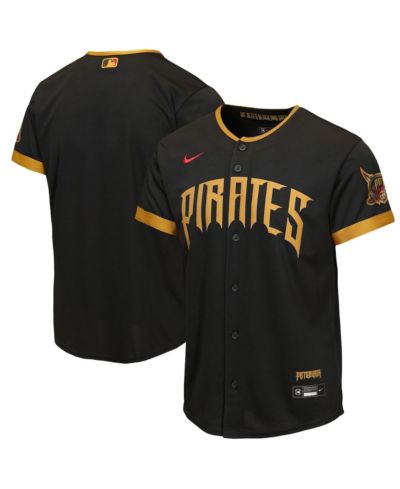 Nike Big Boys and Girls Black Pittsburgh Pirates 2026 City Connect Stadium Jersey