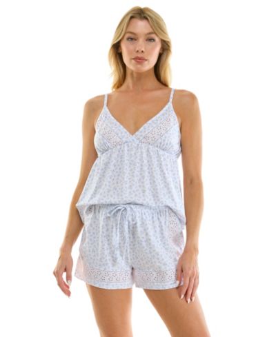 Комплект из 2 предметов Jaclyn Intimates: топ и шорты