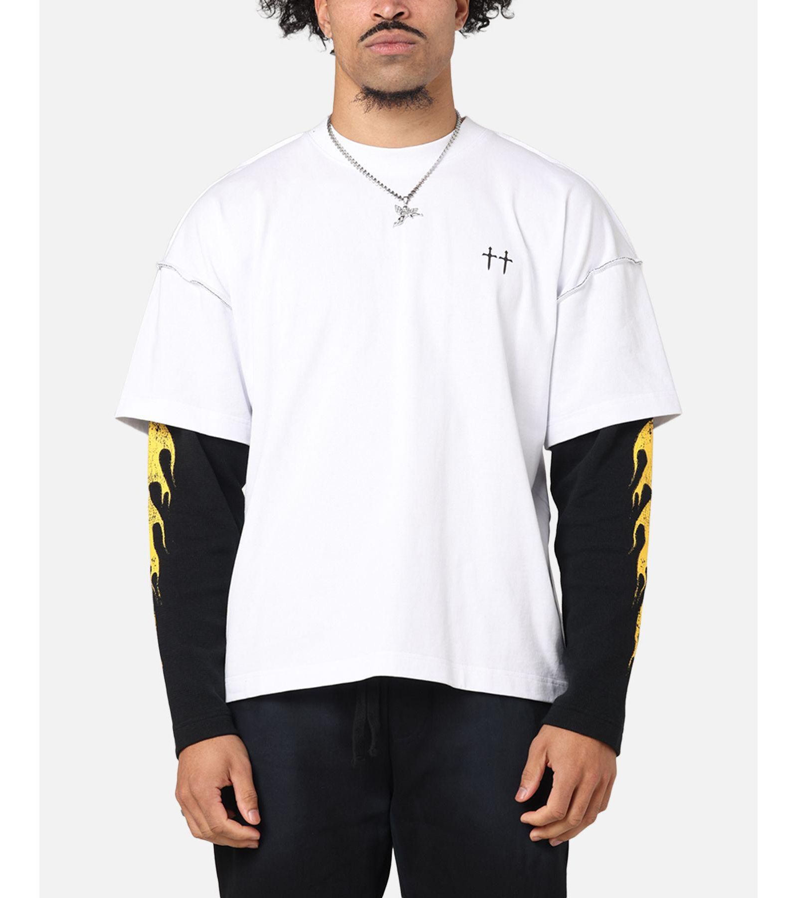 SAINT MORTA Men's La Flame Long Sleeve T-Shirt