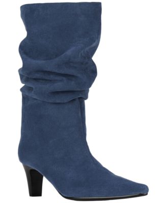 Jeffrey Campbell Women's Trixxie Kitten Heel Stovepipe Knee High Boots