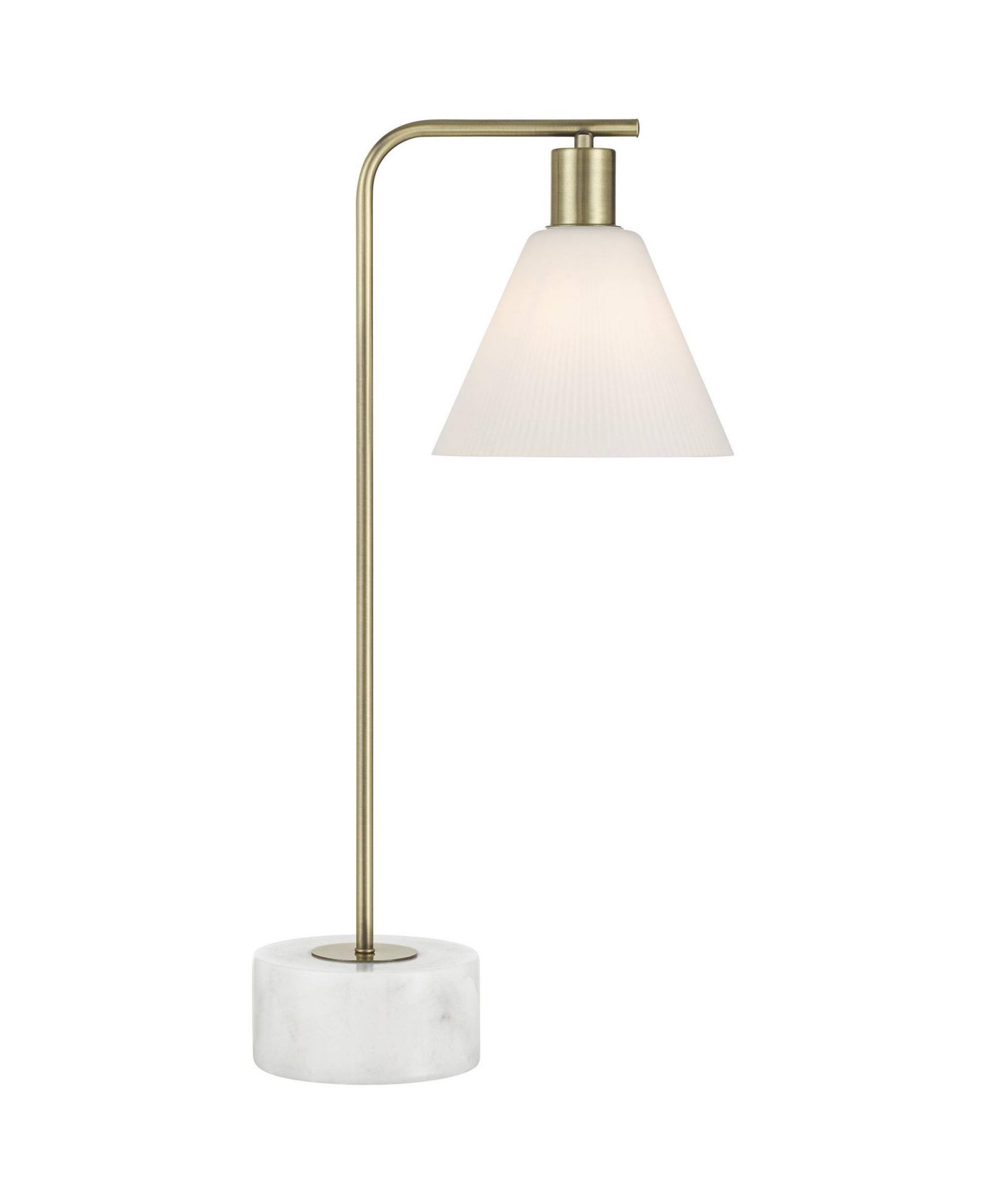 360 Lighting Bella Modern 1-Light Table Lamp with Single Shade, 24 1/2" High