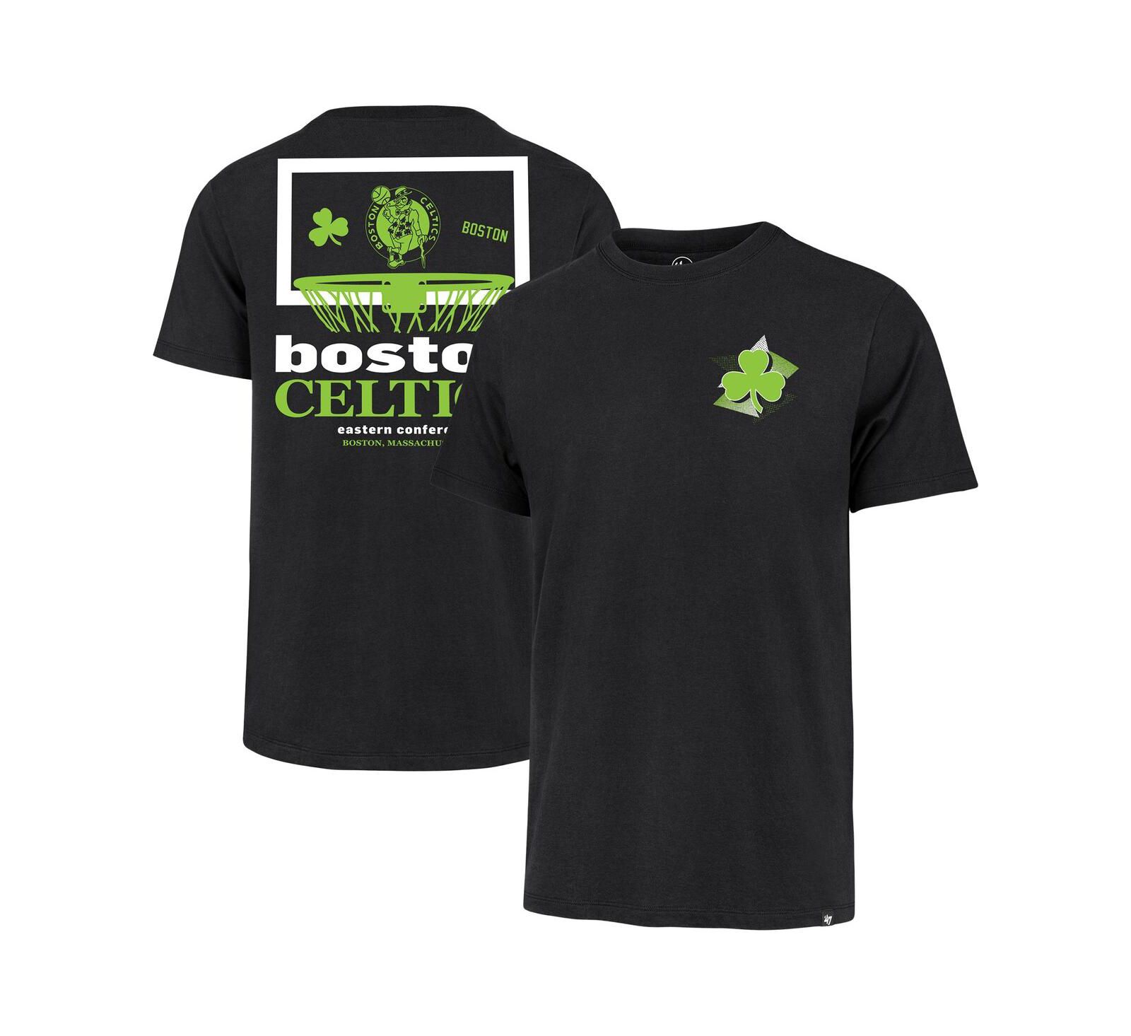 '47 Brand Мужская футболка '47 Brand Black Boston Celtics City Edition Backboard