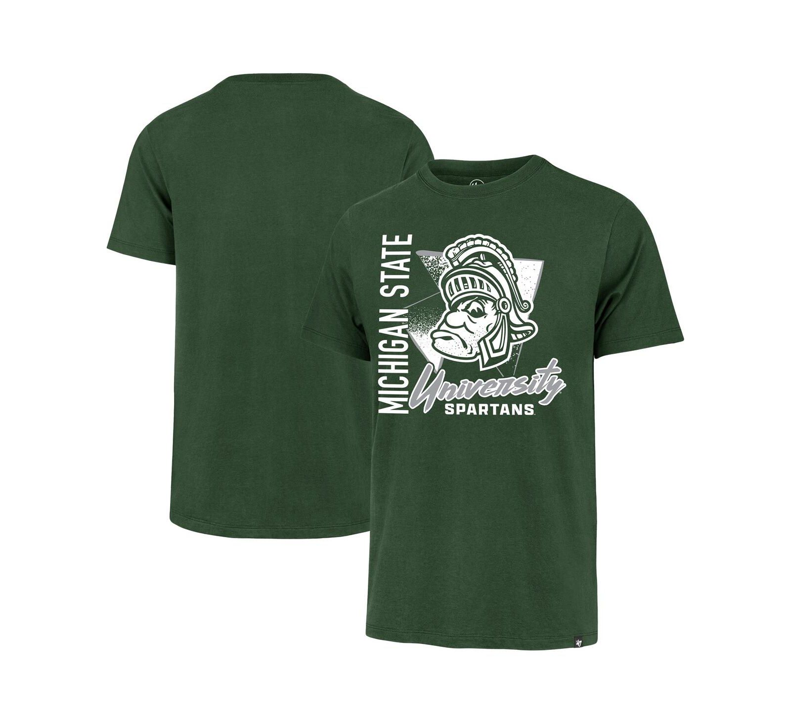 Мужская футболка '47 Brand Michigan State Spartans Side Arm Franklin Green