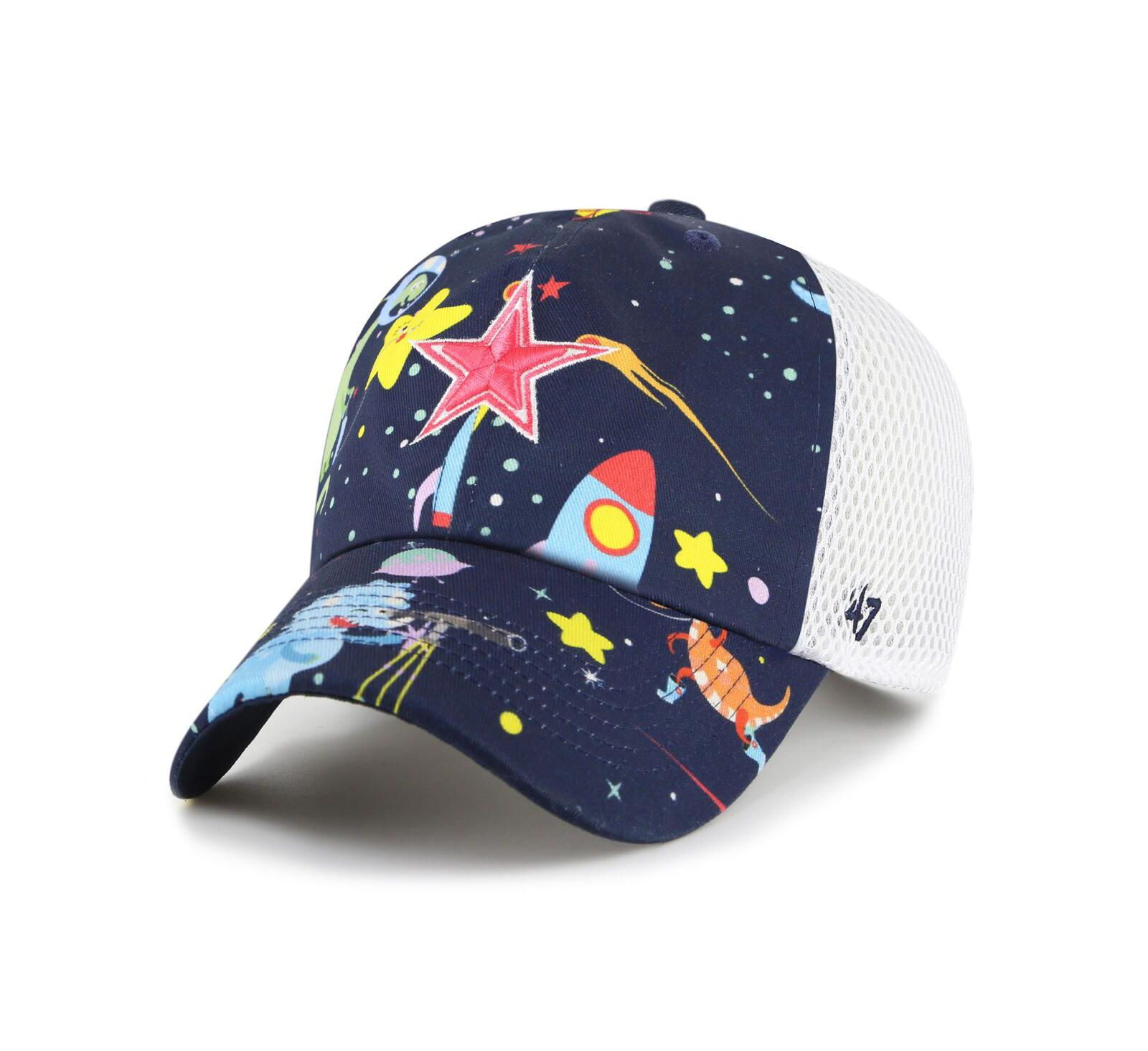 Кепка '47 Brand Big Boys and Girls Navy Dallas Cowboys Space Dino Adjustable Hat