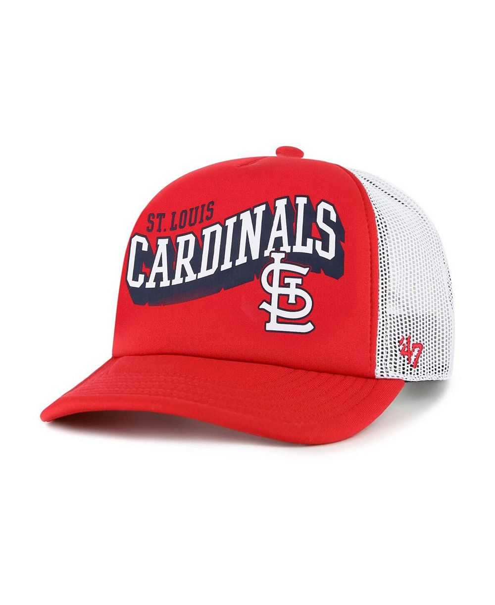 '47 Brand Мужская кепка trucker snapback St. Louis Cardinals Meander Foam, красная