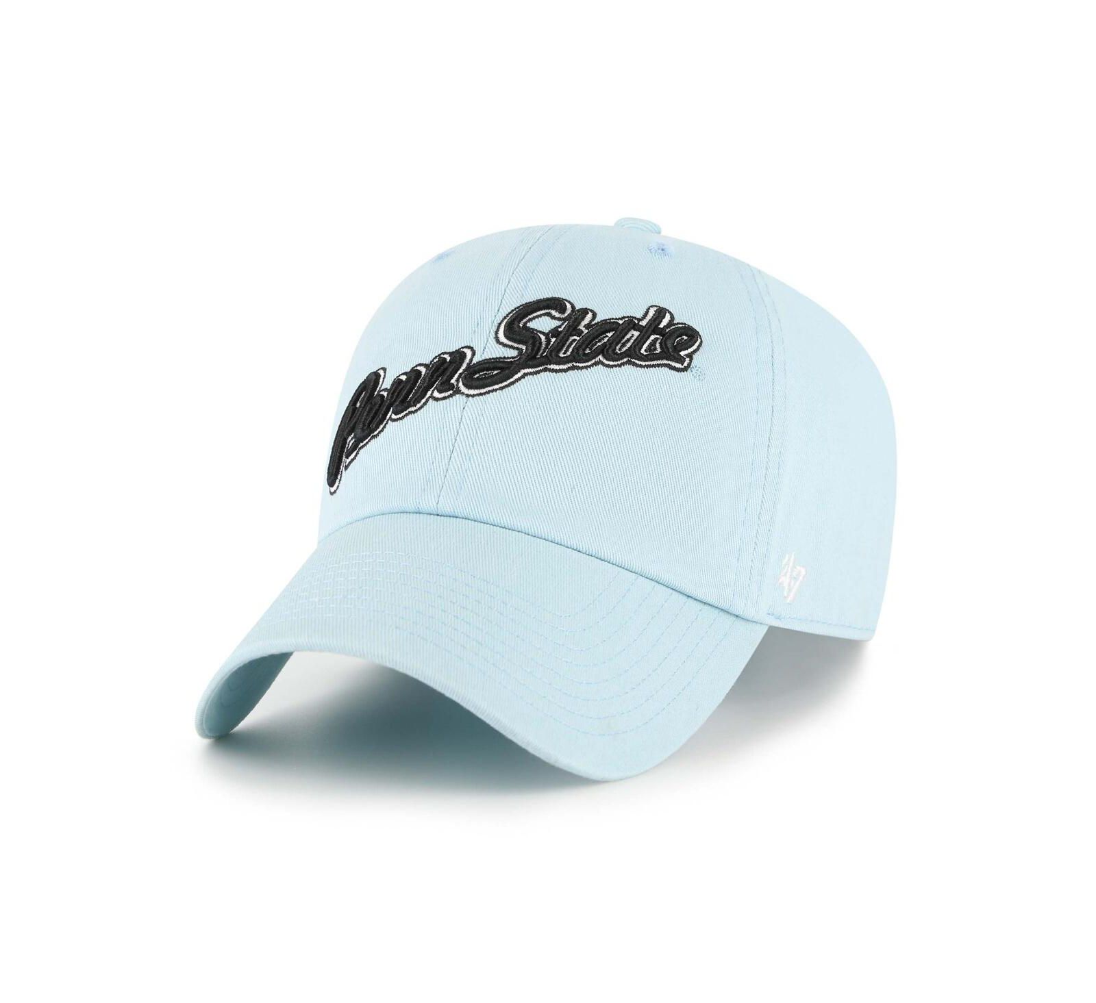 Мужская кепка '47 Brand Powder Blue Penn State Nittany Lions Vault Clean Up Adjustable Hat