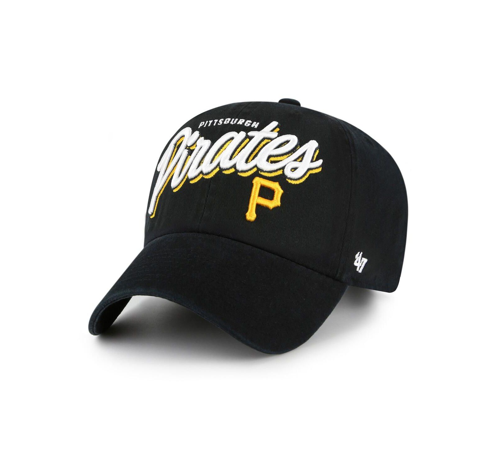 '47 Brand Женская регулируемая кепка Pittsburgh Pirates Ariana Clean Up, Black