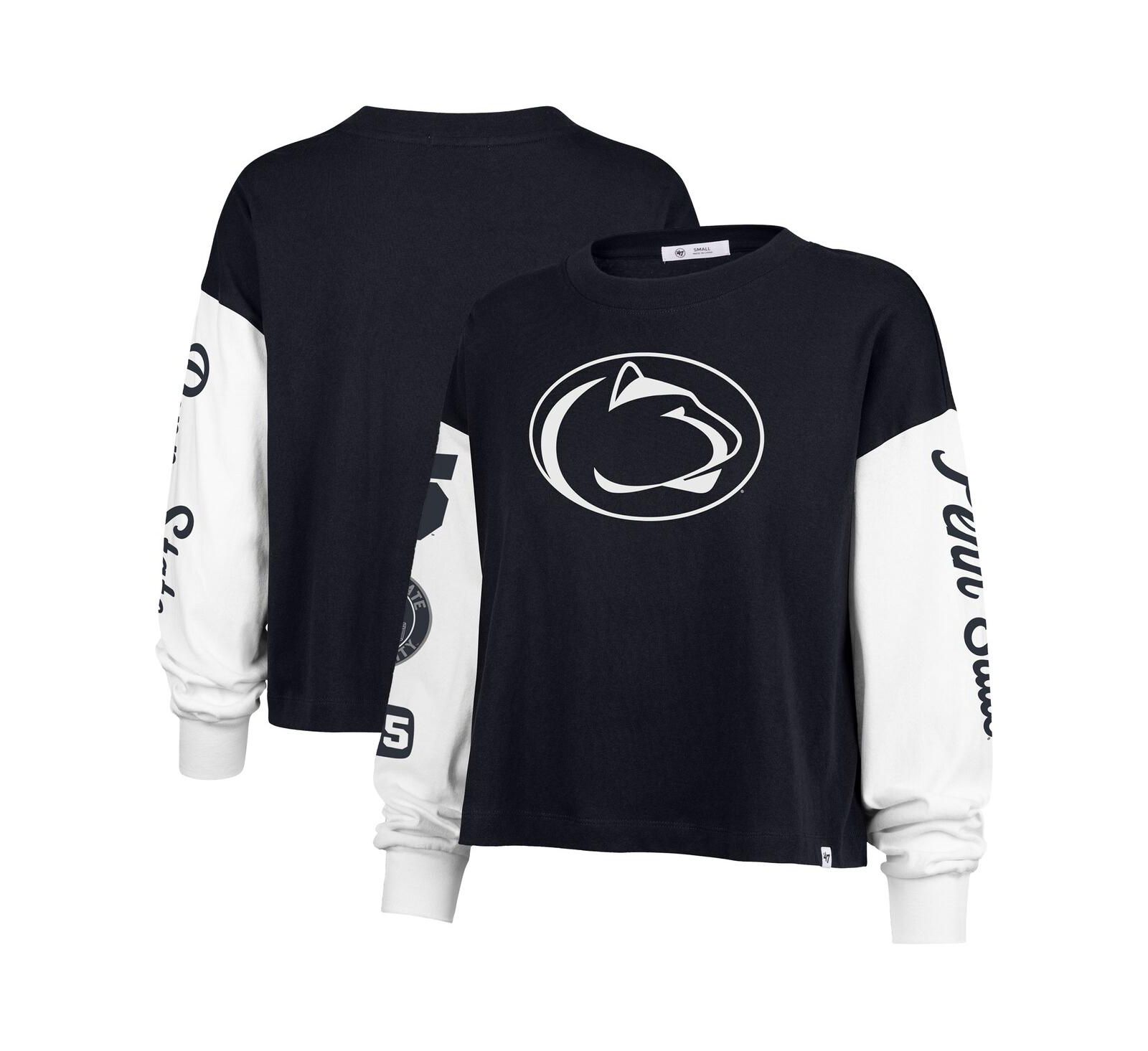 '47 Brand Women's Navy Penn State Nittany Lions Sydney Long Sleeve T-Shirt