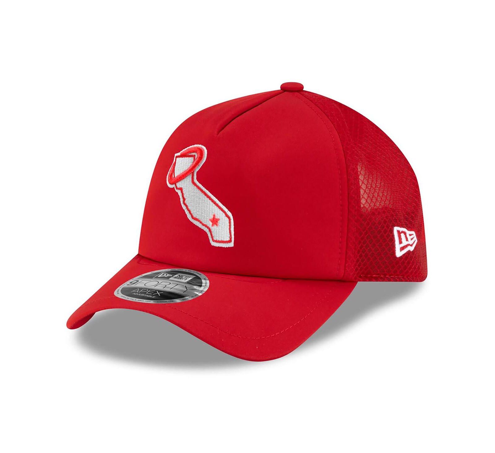 Мужская бейсболка New Era Los Angeles Angels 9FORTY регулируемая