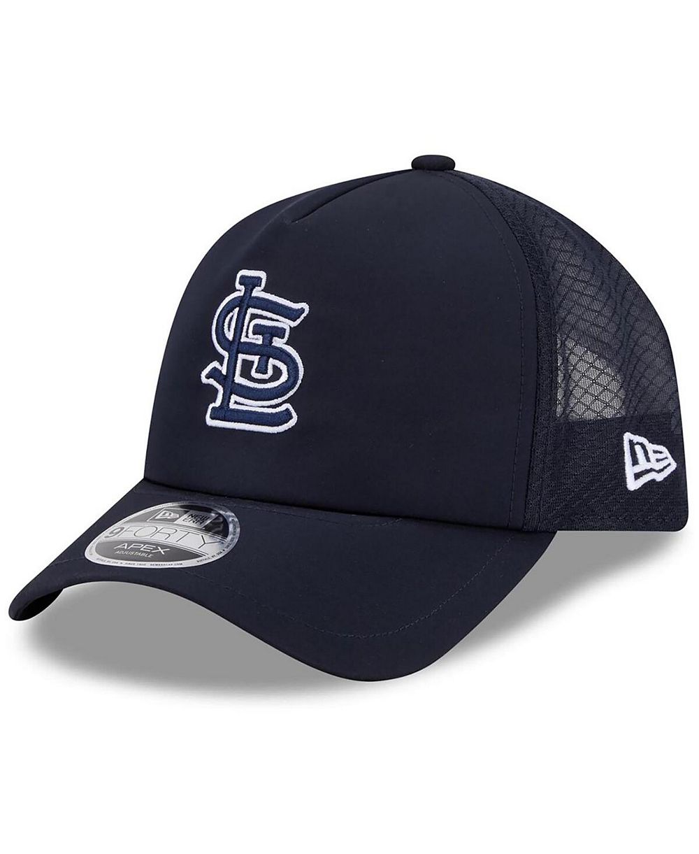 New Era Мужская кепка St. Louis Cardinals 2026 Batting Practice Apex 9FORTY Adjustable Navy