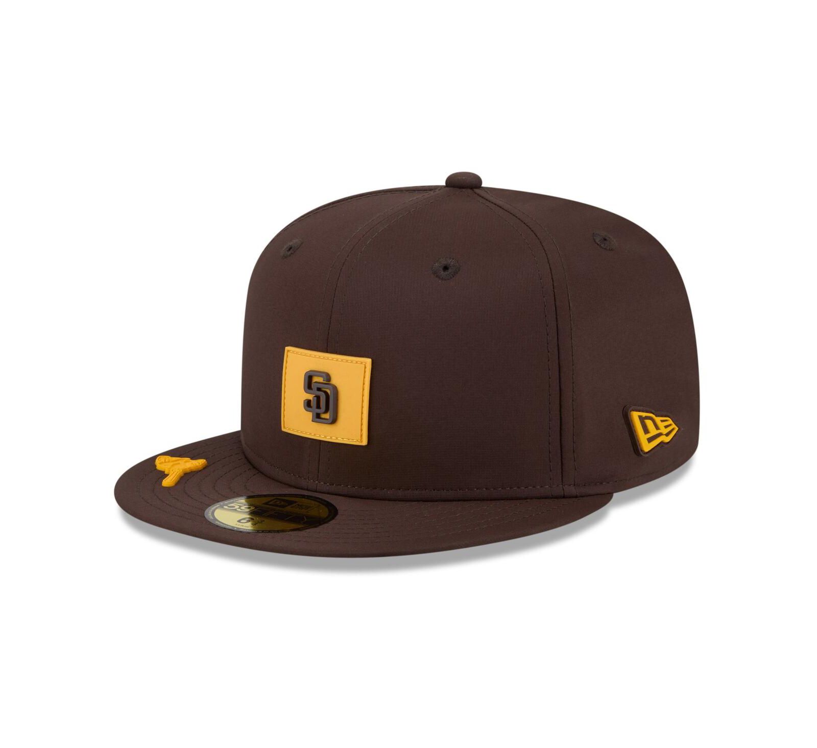 New Era Men's Brown San Diego Padres 2026 Clubhouse 59FIFTY Fitted Hat