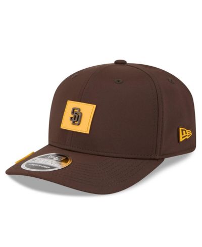 New Era Мужская регулируемая кепка San Diego Padres 2026 Clubhouse 9SEVENTY, коричневая