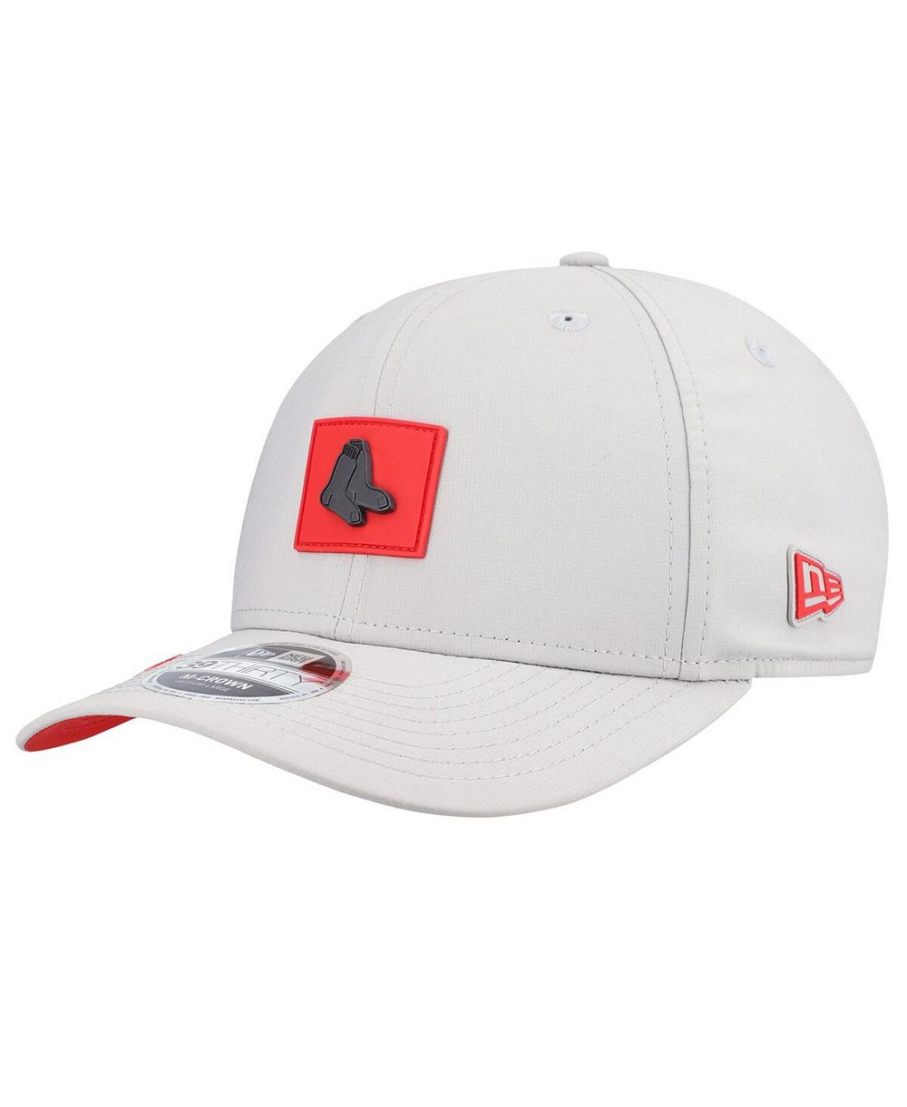 Кепка New Era Men's Gray Boston Red Sox 2026 Clubhouse Alternate 39THIRTY Flex