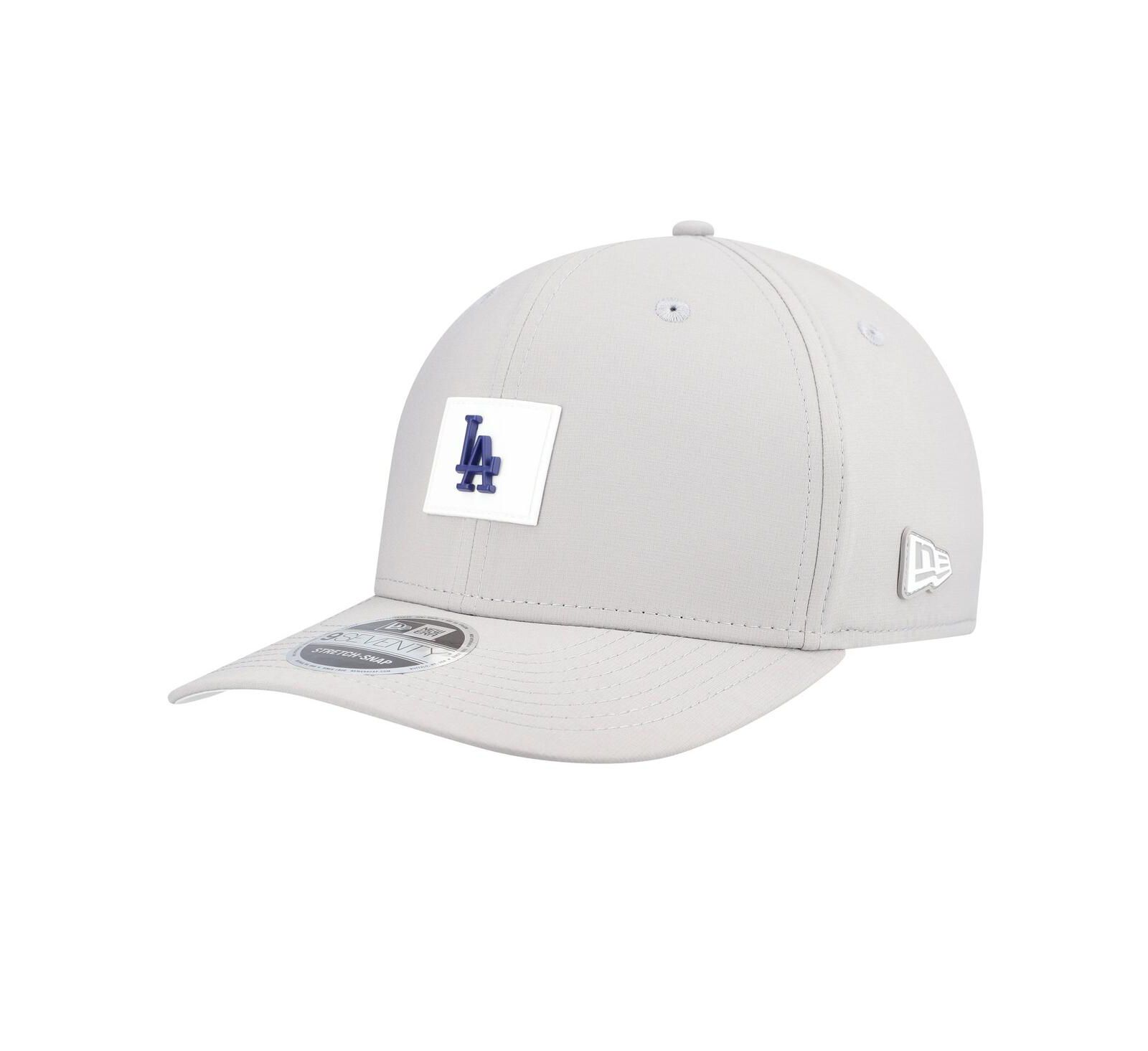New Era Мужская кепка Los Angeles Dodgers 2026 Clubhouse 9SEVENTY регулируемая серая