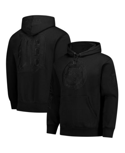 Mitchell & Ness Men's Black Detroit Tigers Phantom Fleece Hoodie
