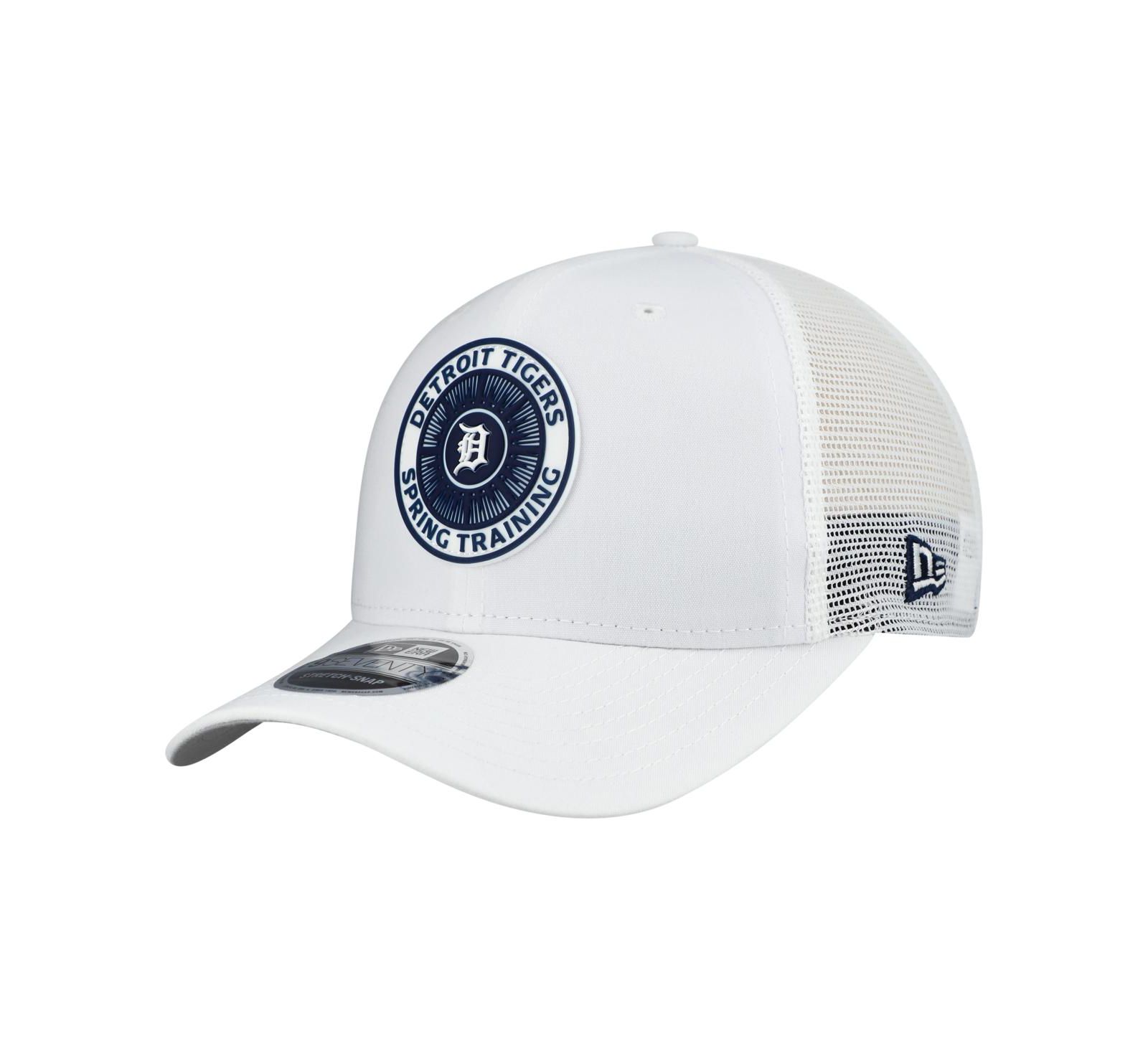 New Era Men's White Detroit Tigers 2026 Spring Training Fan Pack 9SEVENTY Adjustable Trucker Hat
