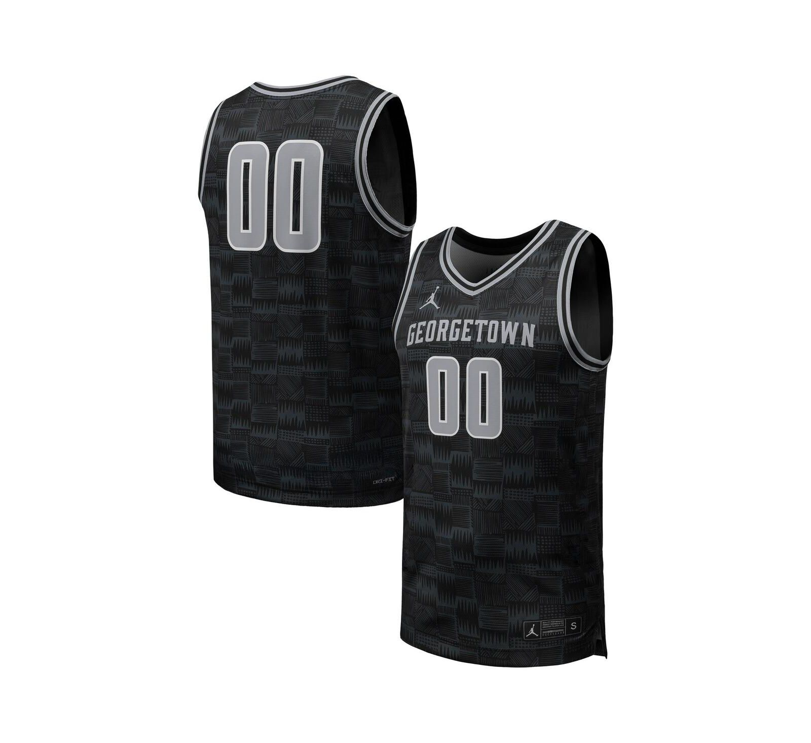Jordan Мужская баскетбольная джерси Georgetown Hoyas Replica Black 00