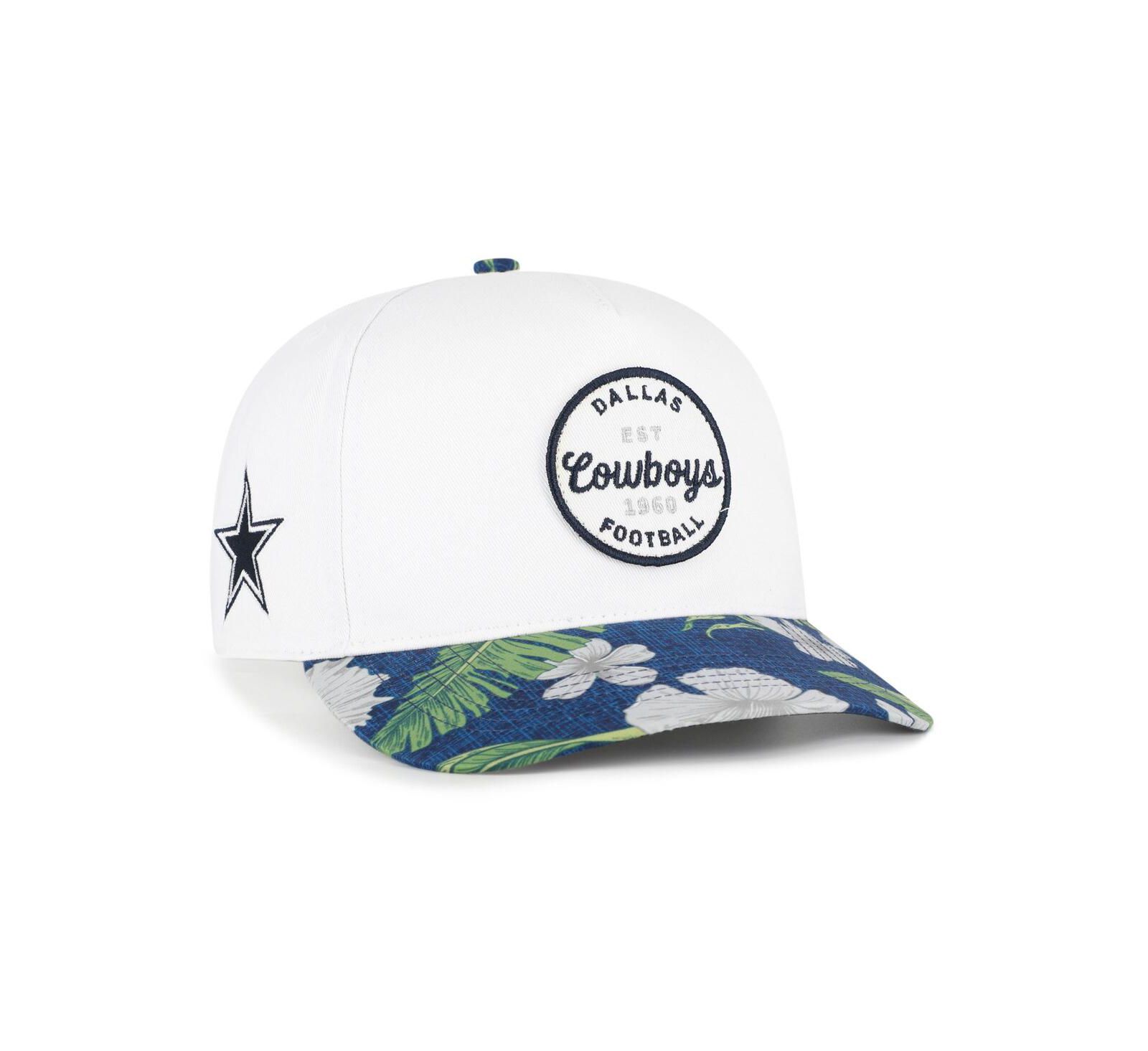 '47 Brand Men's White/Navy Dallas Cowboys Beach Side Hitch Adjustable Hat