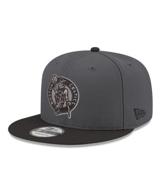 Мужская кепка New Era Boston Celtics Logo 2-Tone 9FIFTY Snapback серая/черная