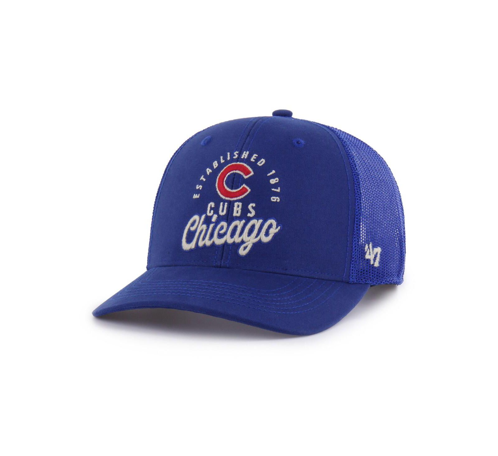 Мужская кепка '47 Brand Chicago Cubs Pitstop Trucker, регулируемая