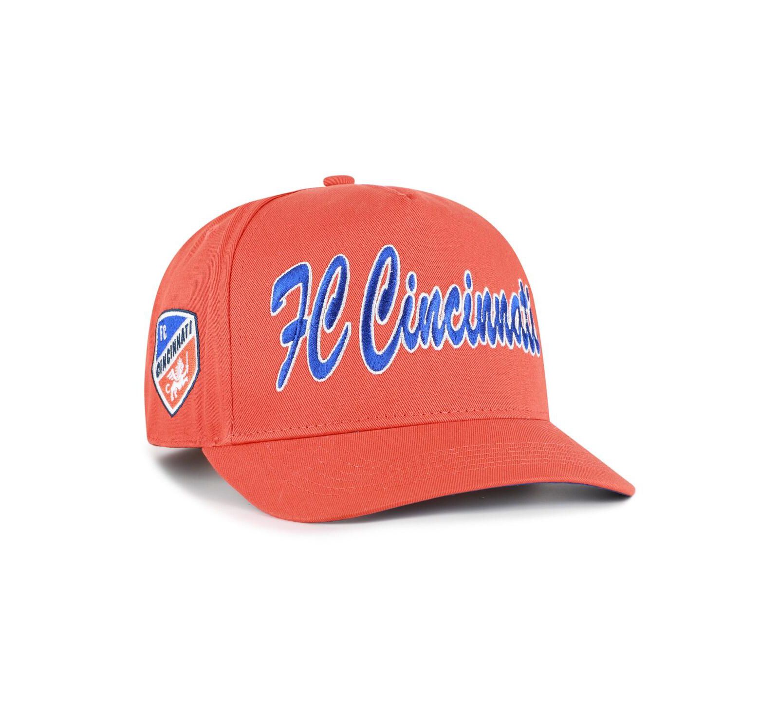 '47 Brand Men's Orange FC Cincinnati Brushmark Hitch Adjustable Hat