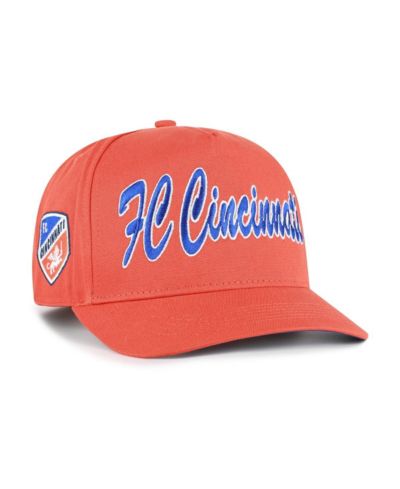 '47 Brand Men's Orange FC Cincinnati Brushmark Hitch Adjustable Hat