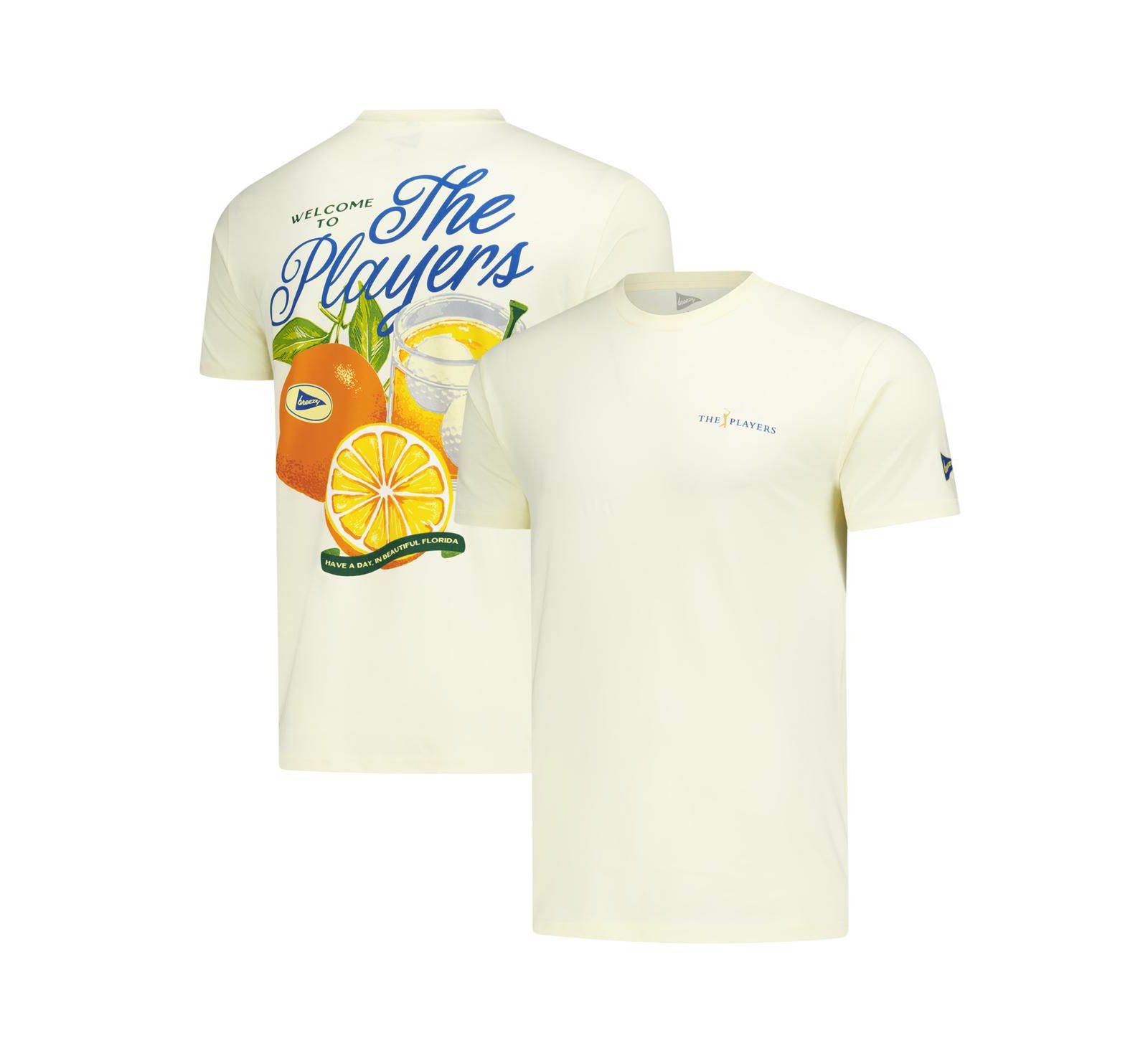 Breezy Golf Men's Yellow THE PLAYERS Welcome To THE PLAYERS T-Shirt