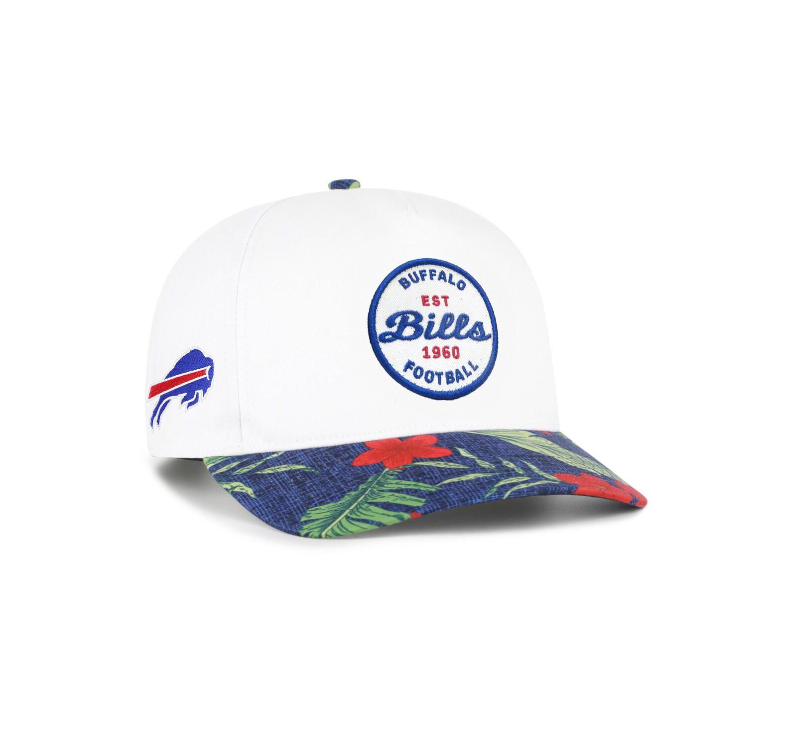 Мужская кепка '47 Brand White/Royal Buffalo Bills Beach Side Hitch Adjustable