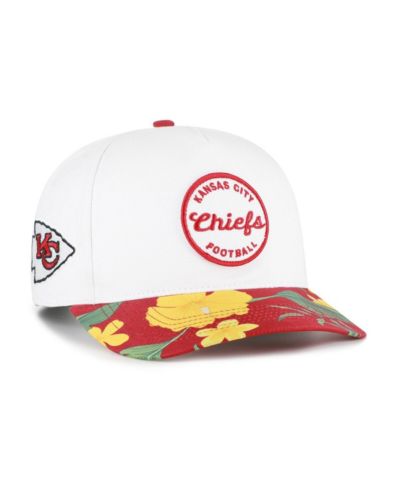 Мужская регулируемая кепка '47 Brand Kansas City Chiefs Beach Side Hitch, белый/красный