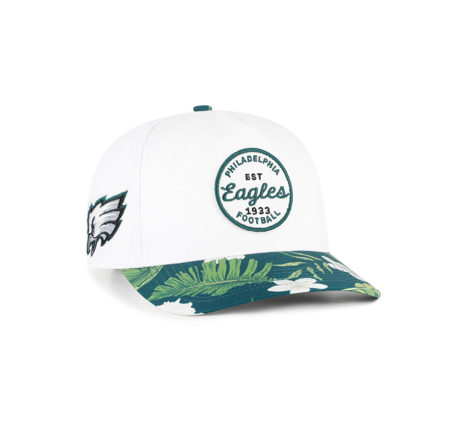 '47 Brand Men's White/Midnight Green Philadelphia Eagles Beach Side Hitch Adjustable Hat