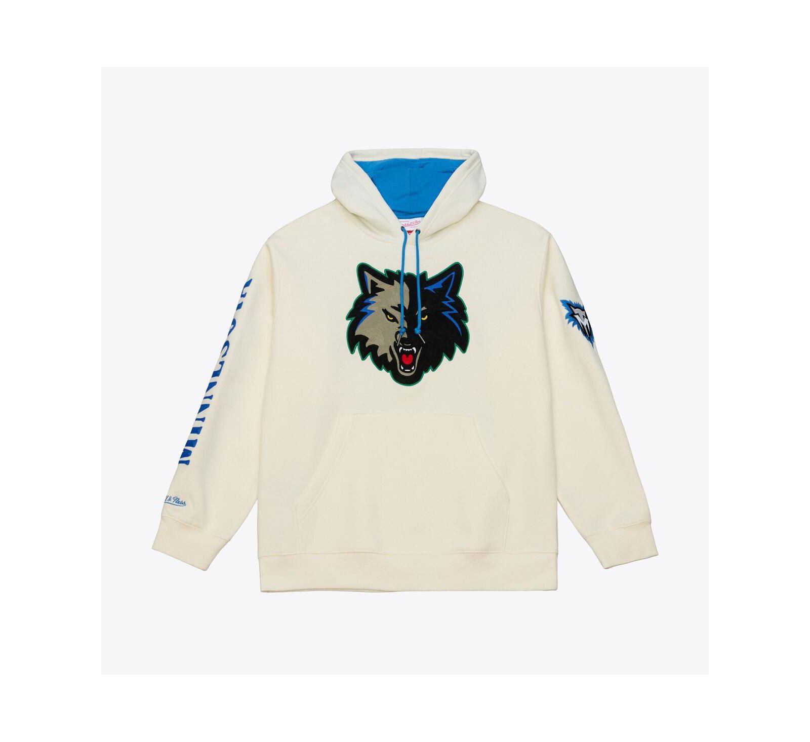 Мужское худи Mitchell & Ness Cream Minnesota Timberwolves Hardwood Classics