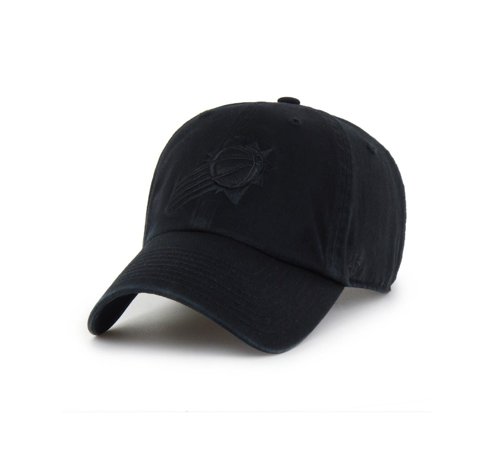 '47 Brand Men's Phoenix Suns Black on Black Clean Up Adjustable Hat