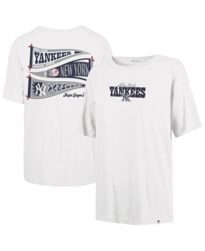 '47 Brand Women's Sand New York Yankees Bow Banner Sadie T-Shirt