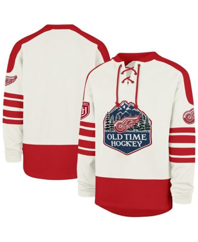 '47 Brand Мужское свитшот Detroit Red Wings Pond Hockey Trio Eternal Lacer Cream
